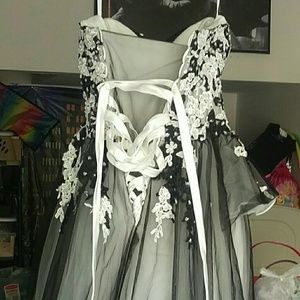 Custom made wedding dress